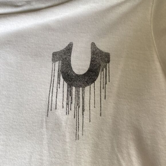 EUC true religion graphic tee white and gray graphic size S - Picture 3 of 8